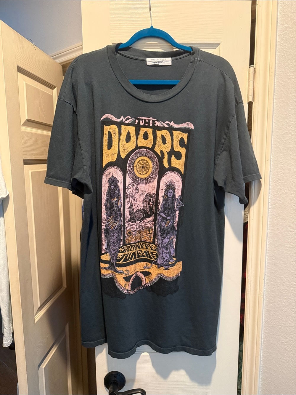 Daydreamer/free people The Doors Graphic Tee shirt dress